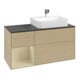 V&B Waschtischunterschrank Abdeckplatte Gl. bla m Finion 120cm, Reg li si Gr m Lac, Oak Veneer-1