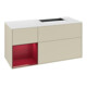 V&B Waschtischunterschrank Abdeckplatte Gl. wh. m Finion 120cm, Reg li Peo, si Grey Matt Lacquer-3