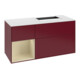 V&B Waschtischunterschrank Abdeckplatte Gl. wh. m Finion 120cm, Reg li si Gr m Lac, Peony Matt-3