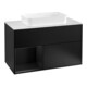 V&B Waschtischunterschrank Abdeckplatte wh. m Finion 100x60,3cm, Reg li bla m Lac, bla m Lac-1