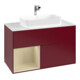 V&B Waschtischunterschrank Abdeckplatte wh. m Finion 100x60,3cm, Reg li si Gr m Lac, Peo Matt-1