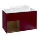 V&B Waschtischunterschrank Abdeckplatte wh. m Finion 100x60,3cm, Reg li wal ven, Peony Matt-1