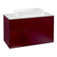 V&B Waschtischunterschrank Abdeckplatte wh. m Finion 100x60,3cm, Reg links Peony, Peony Matt-1