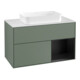 V&B Waschtischunterschrank Abdeckplatte wh. m Finion 100x60,3cm, Reg re bla m Lac, Oli. m Lac-1