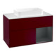 V&B Waschtischunterschrank Abdeckplatte wh. m Finion 100x60,3cm, Reg re md bl. m Lac, Peo m-1