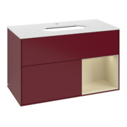 V&B Waschtischunterschrank Abdeckplatte wh. m Finion 100x60,3cm, Reg re si Gr m Lac, Peo Matt-3