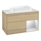 V&B Waschtischunterschrank Abdeckplatte wh. m Finion 100x60,3cm, Reg re wh. m Lac, Oak Veneer-1