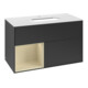 V&B Waschtischunterschrank Abdeckplatte wh. m Finion 100x60,3cm, Rg li si Gr m Lac, bla m Lac-3