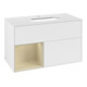 V&B Waschtischunterschrank Abdeckplatte wh. m Finion 100x60,3cm, Rg li si Gr m Lac, wh. m Lac-1