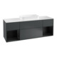 V&B Waschtischunterschrank Abdeckplatte wh. m Finion 160x60cm, Reg bla m Lac, md bl. m Lac-1