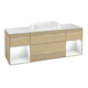 V&B Waschtischunterschrank Abdeckplatte wh. m Finion 160x60cm, Reg glo wh. Lac, Oak Veneer-1