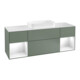 V&B Waschtischunterschrank Abdeckplatte wh. m Finion 160x60cm, Reg glo wh. Lac, Oli. m Lac-1