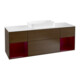 V&B Waschtischunterschrank Abdeckplatte wh. m Finion 160x60cm, Reg Peo m Lac, Walnut veneer-1