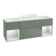 V&B Waschtischunterschrank Abdeckplatte wh. m Finion 160x60cm, Reg wh. m Lac, Oli. m Lacquer-1