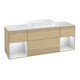 V&B Waschtischunterschrank Abdeckplatte wh. m Finion 160x60cm, Reg wh. m lacquer, Oak Veneer-1