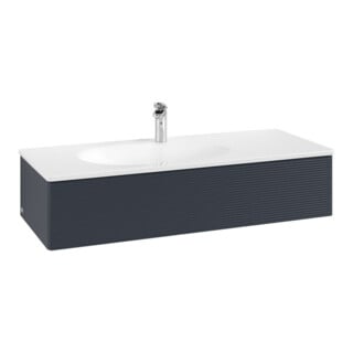 V&B Waschtischunterschrank Antao 118,8x25,6x49,3cm, m Front, md bl. m Lac