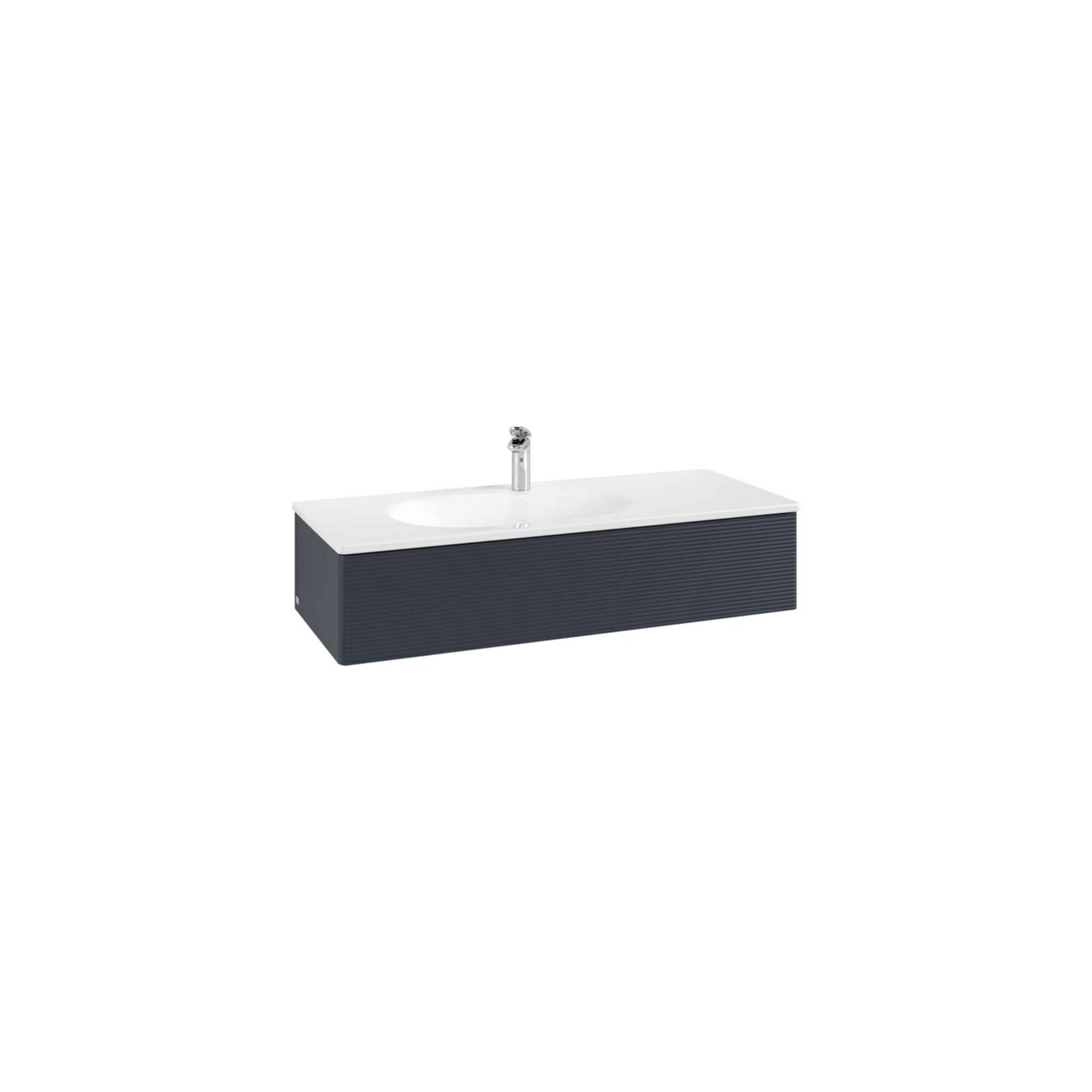 V&B Waschtischunterschrank Antao 118,8x25,6x49,3cm, m Front, md bl. m Lac ; Villeroy & Boch