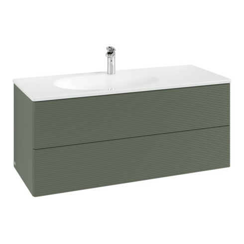 V&B Waschtischunterschrank Antao 118,8x50,4x49,3cm, m Fr., leaf gre. m La