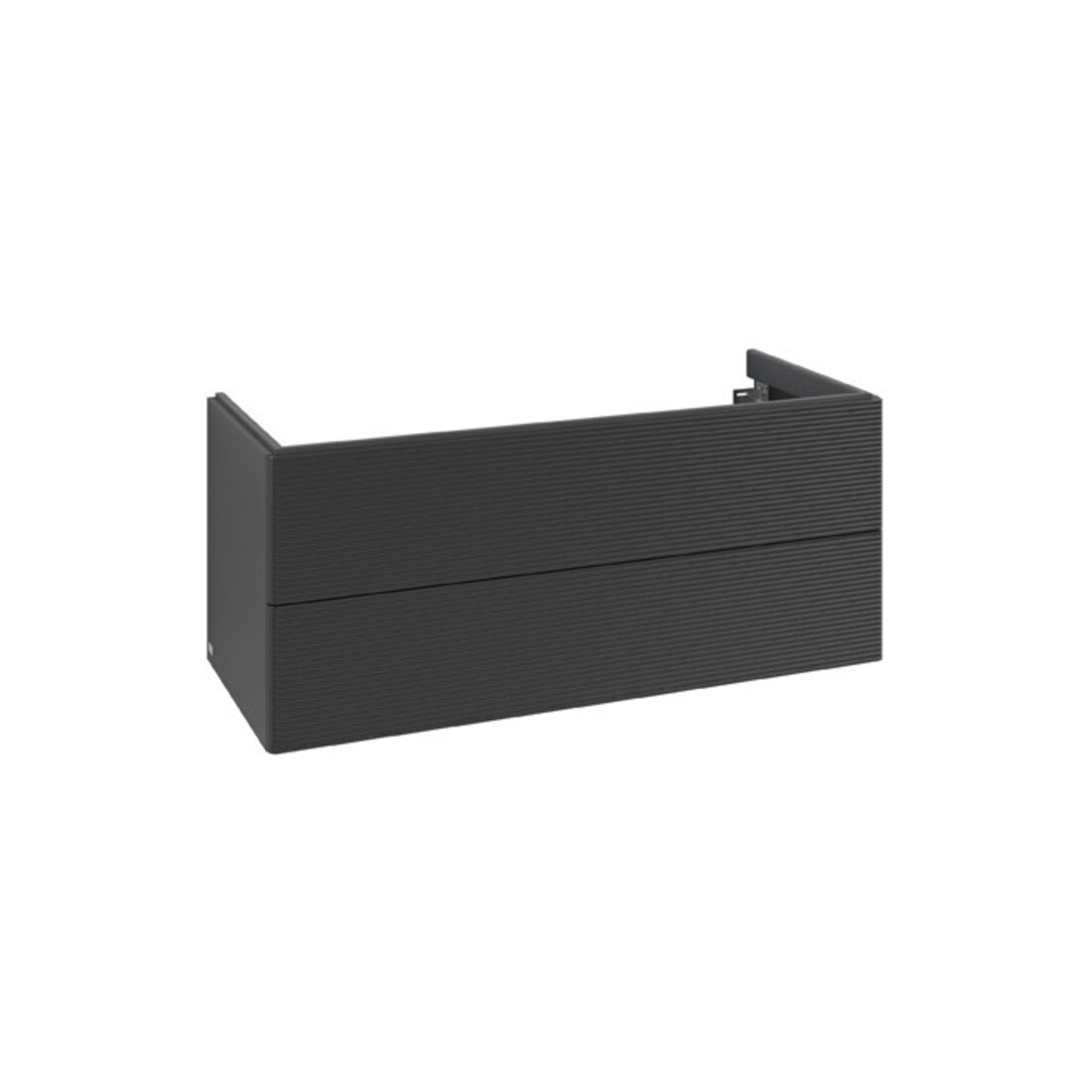 V&B Waschtischunterschrank Antao 118,8x50,4x49,3cm, m Front, bla m Lac