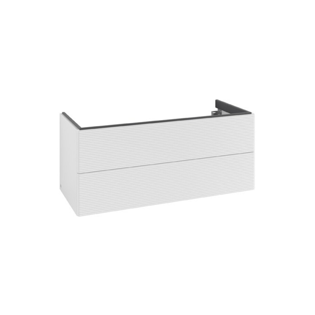 V&B Waschtischunterschrank Antao 118,8x50,4x49,3cm, m Front, glo wh. Lac