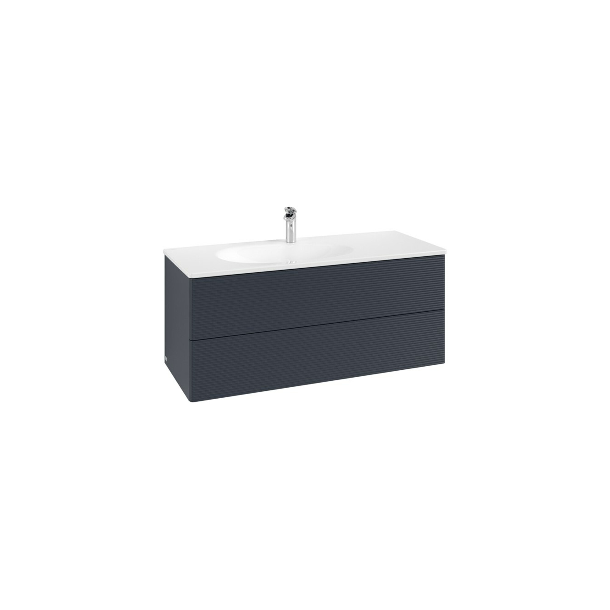 V&B Waschtischunterschrank Antao 118,8x50,4x49,3cm, m Front, md bl. m Lac ; Villeroy & Boch