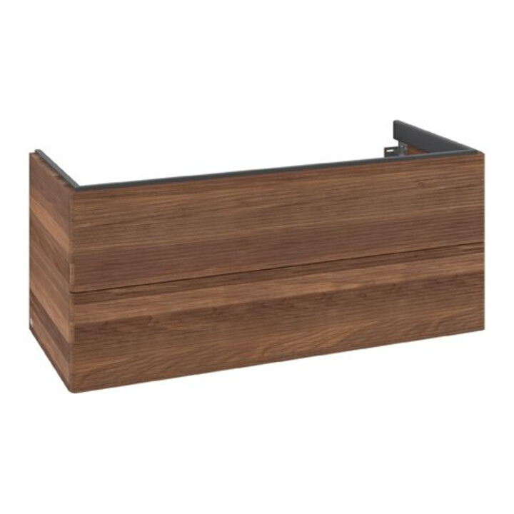 V&B Waschtischunterschrank Antao 118,8x50,4x49,3cm, m Front, warm walnut