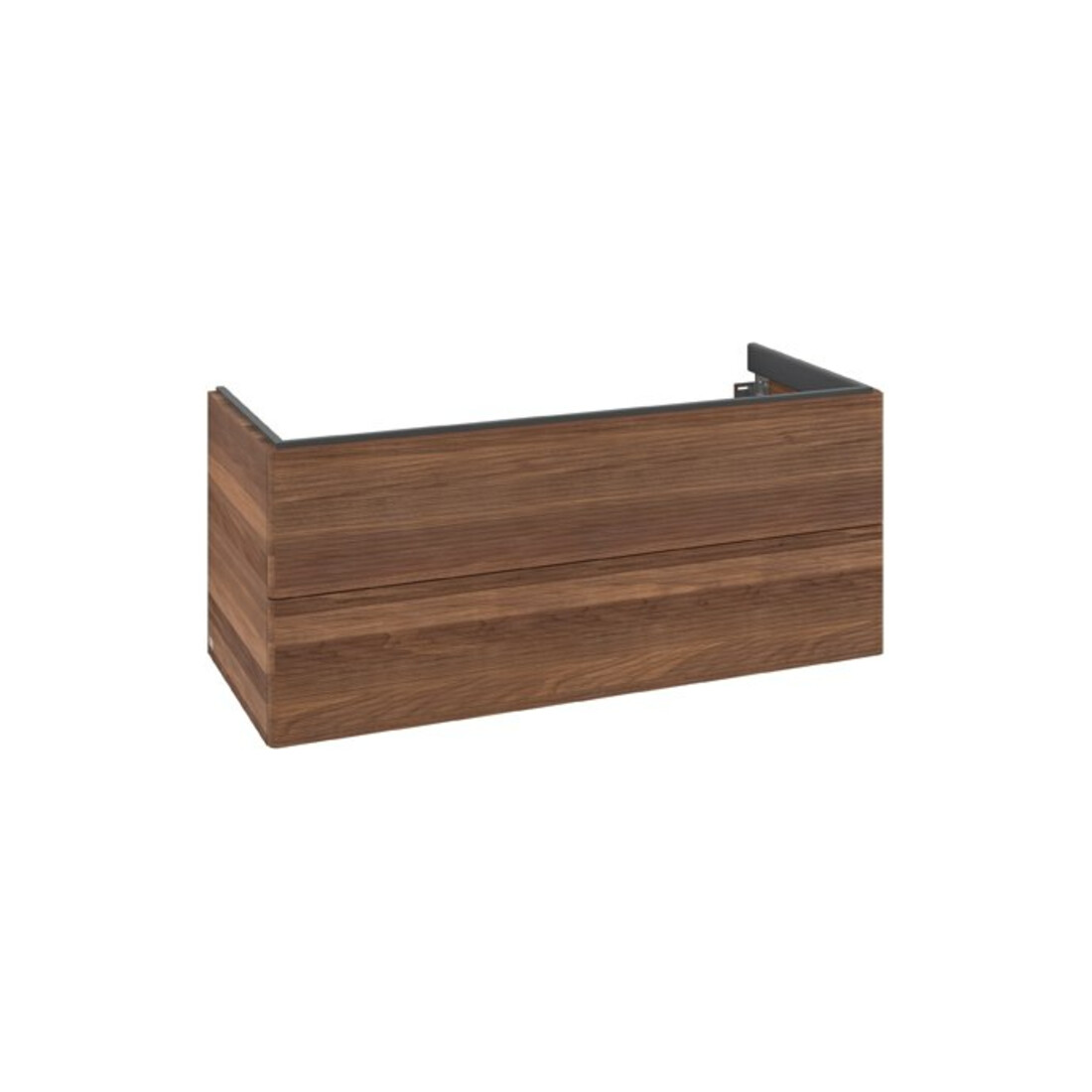 V&B Waschtischunterschrank Antao 118,8x50,4x49,3cm, m Front, warm walnut