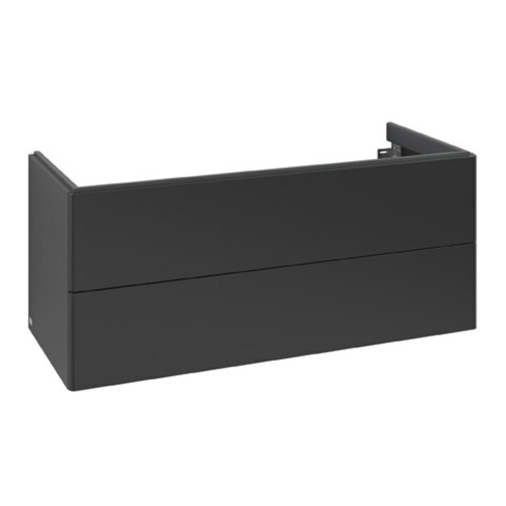 V&B Waschtischunterschrank Antao 118,8x50,4x49,3cm, o. Front, bla m Lac