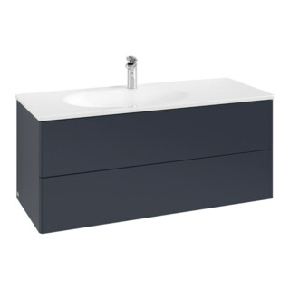 V&B Waschtischunterschrank Antao 118,8x50,4x49,3cm, o Front, md bl. m Lac