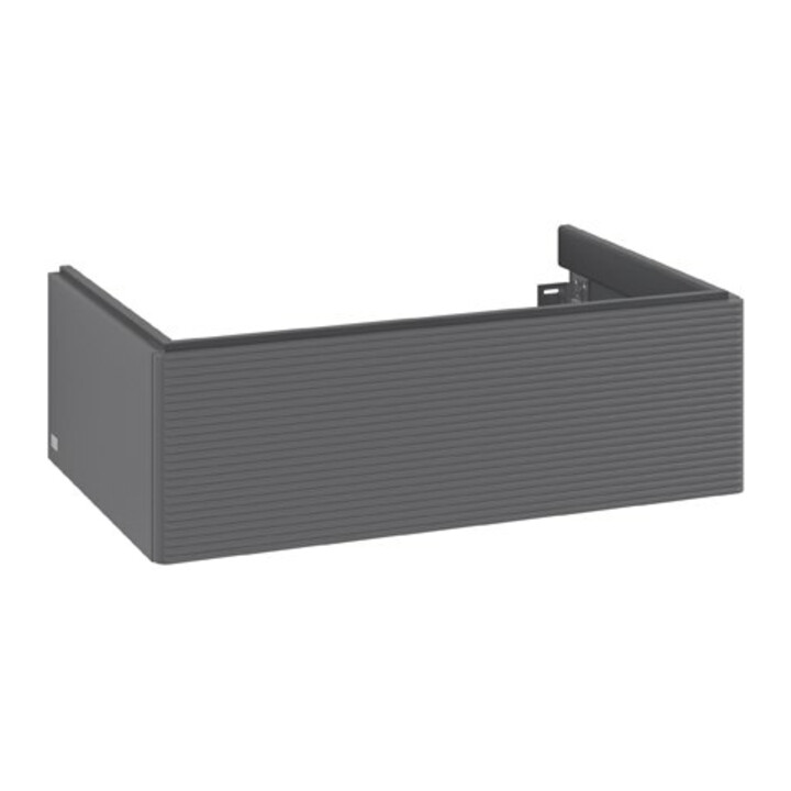V&B Waschtischunterschrank Antao 78,8x25,6x49,6cm, m Fr., Anthrac. m Lac