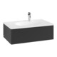 V&B Waschtischunterschrank Antao 78,8x25,6x49,6cm, m Front, bla m lacquer