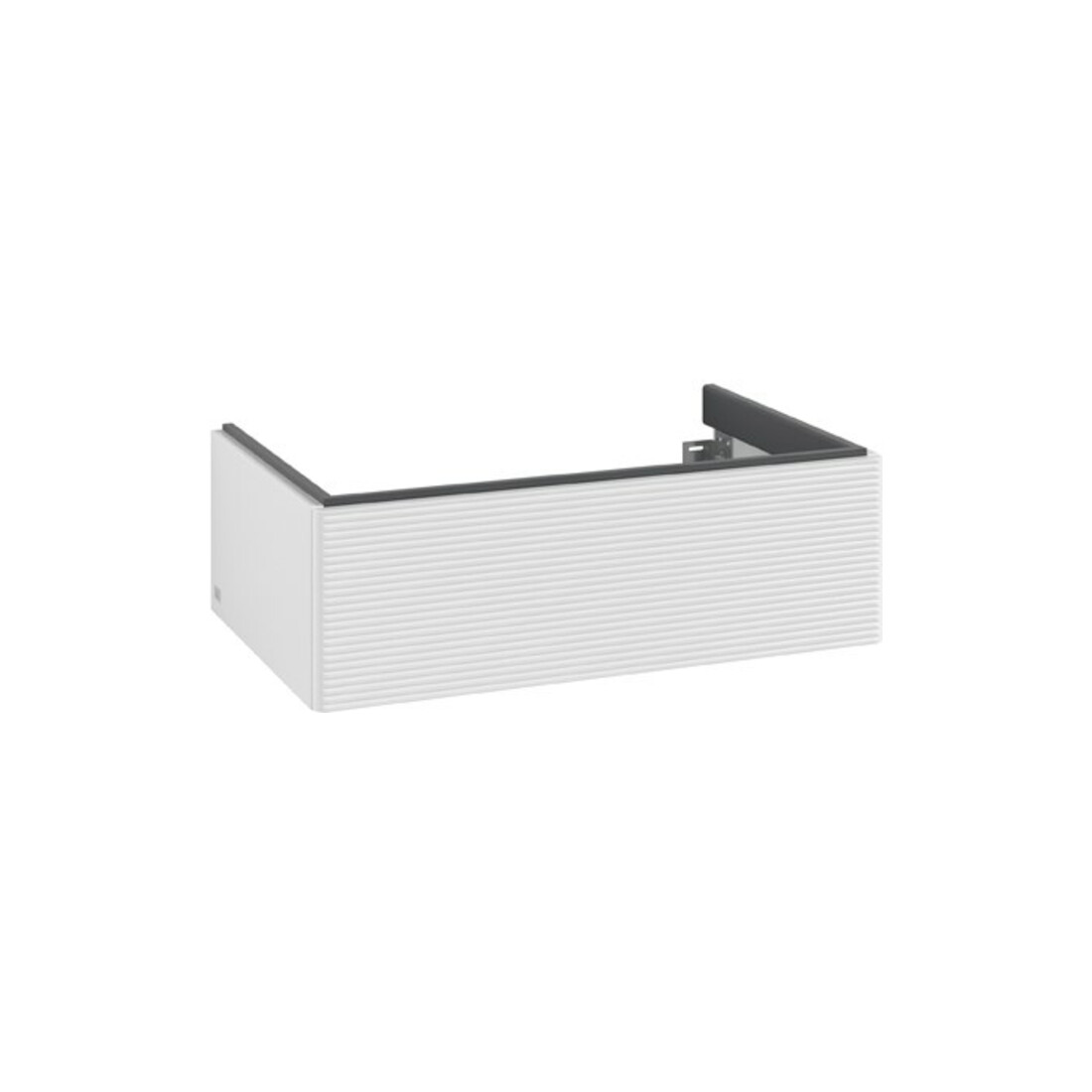 V&B Waschtischunterschrank Antao 78,8x25,6x49,6cm, m Front, glo wh. Lac