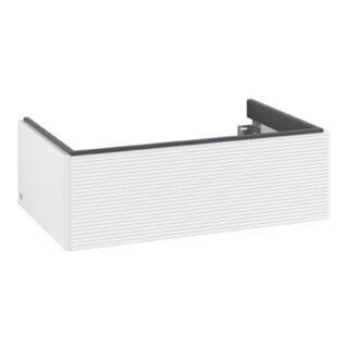 V&B Waschtischunterschrank Antao 78,8x25,6x49,6cm, m Front, wh. m lacquer