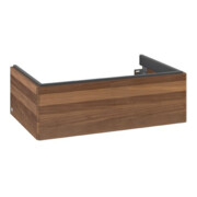 V&B Waschtischunterschrank Antao 78,8x25,6x49,6cm, o. Front, warm walnut