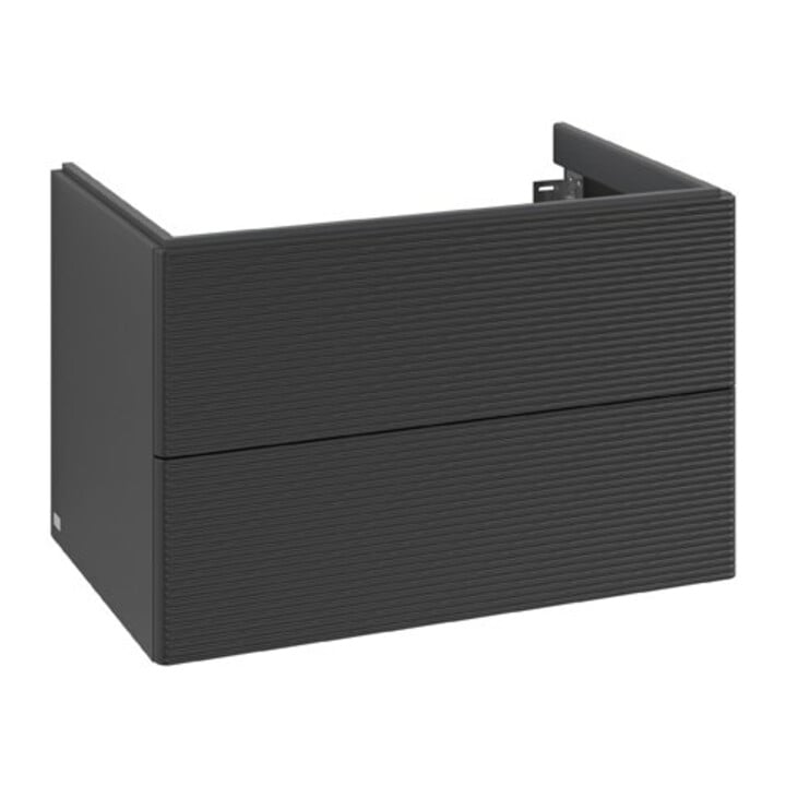 V&B Waschtischunterschrank Antao 78,8x50,4x49,6cm, m Front, bla m lacquer