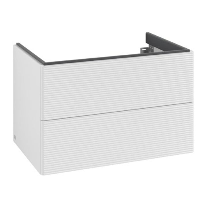 V&B Waschtischunterschrank Antao 78,8x50,4x49,6cm, m Front, glo wh. Lac