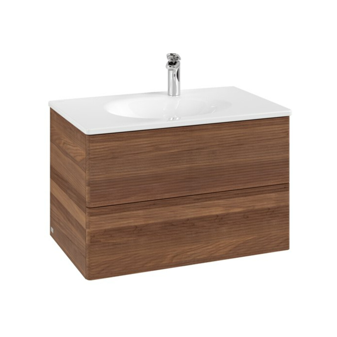 V&B Waschtischunterschrank Antao 78,8x50,4x49,6cm, m Front, warm walnut