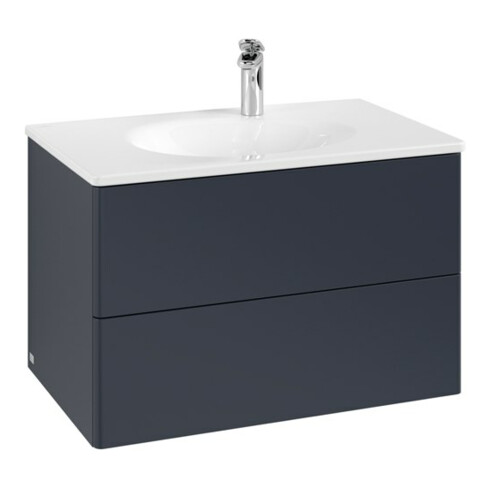 V&B Waschtischunterschrank Antao 78,8x50,4x49,6cm, o. Front, md bl. m Lac