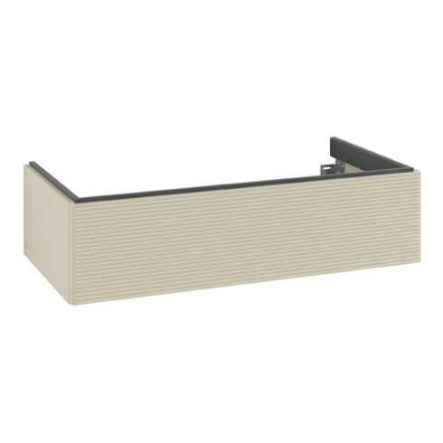 V&B Waschtischunterschrank Antao 98,8x25,6x49,3cm, m Front, si Gr m Lac