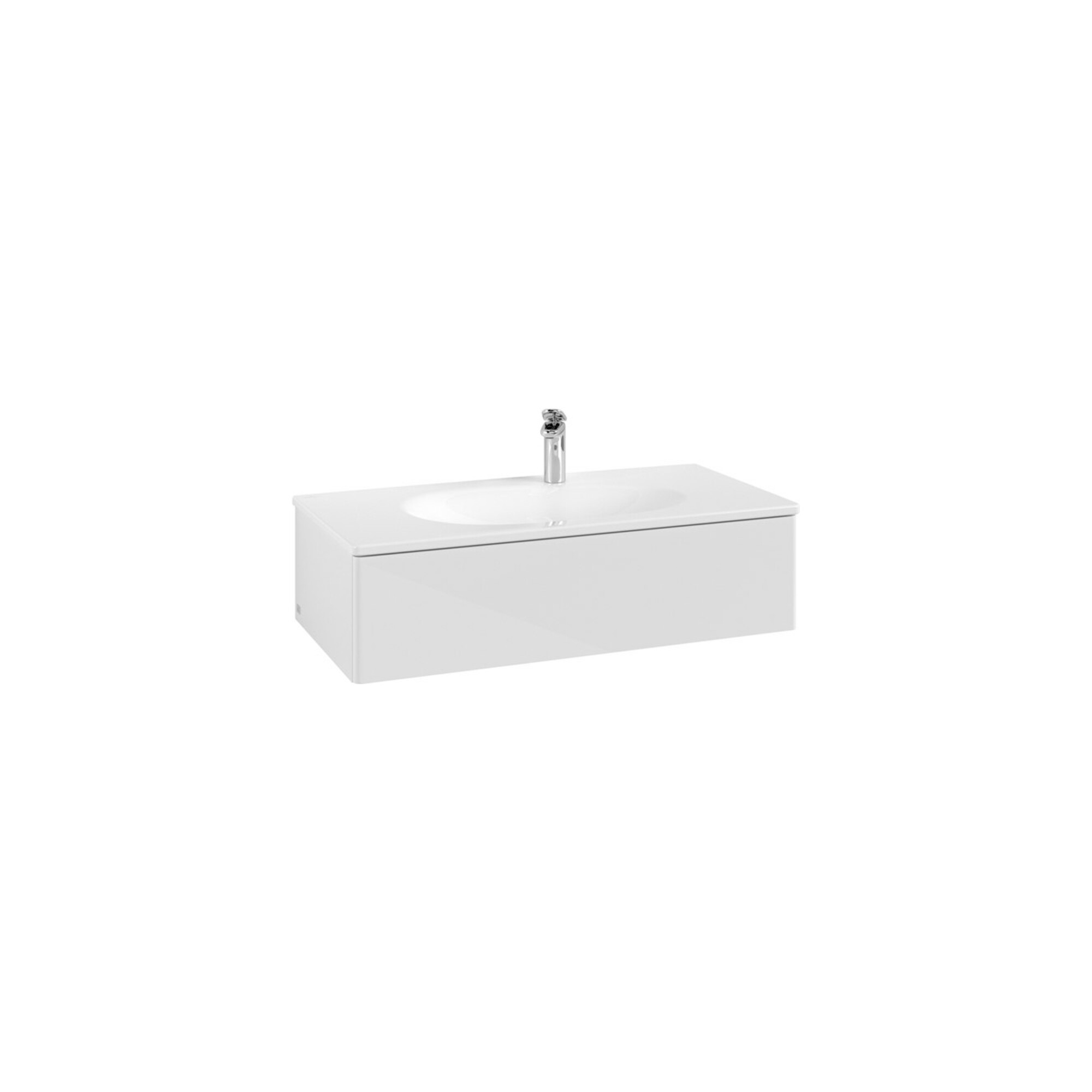 V&B Waschtischunterschrank Antao 98,8x25,6x49,3cm, o. Front, glo wh. Lac ; Villeroy & Boch