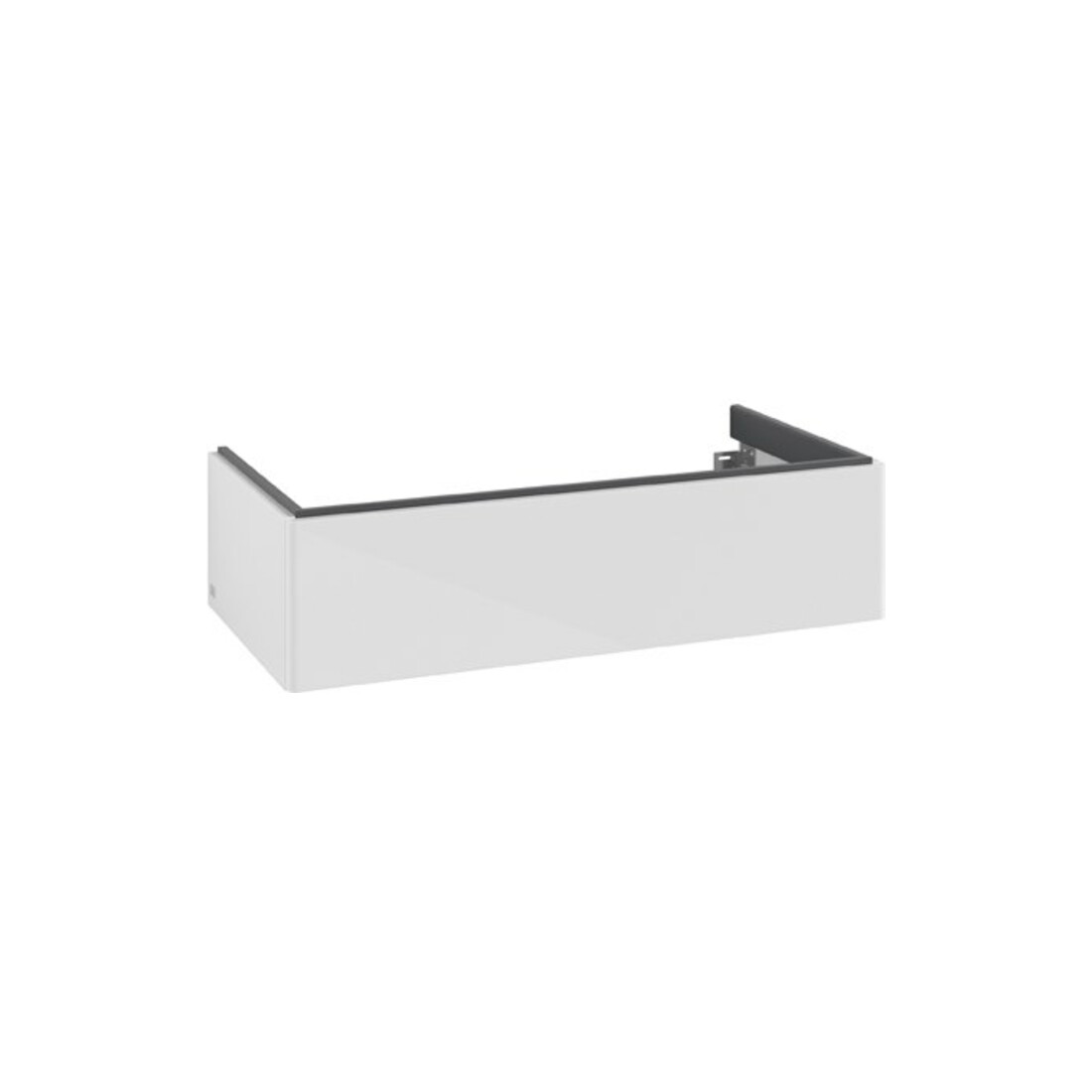 V&B Waschtischunterschrank Antao 98,8x25,6x49,3cm, o. Front, glo wh. Lac