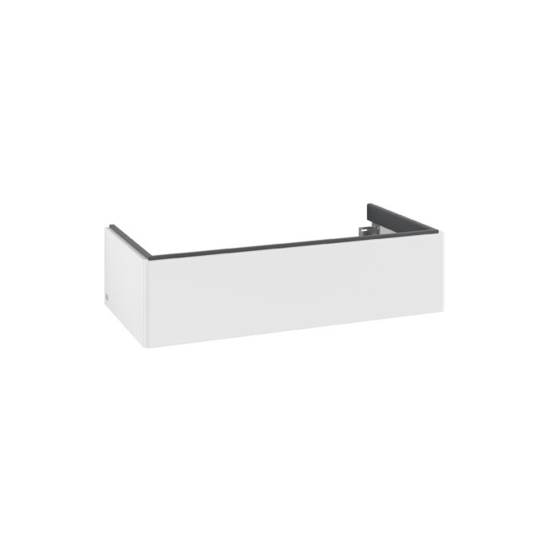 V&B Waschtischunterschrank Antao 98,8x25,6x49,3cm, o. Front, wh. m Lac