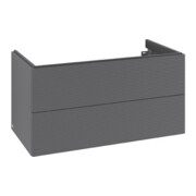 V&B Waschtischunterschrank Antao 98,8x50,4x49,6cm, m Fr., Anthrac. m Lac
