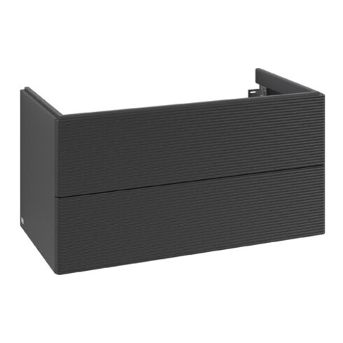 V&B Waschtischunterschrank Antao 98,8x50,4x49,6cm, m Front, bla m lacquer