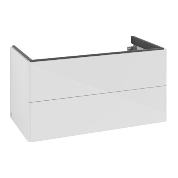 V&B Waschtischunterschrank Antao 98,8x50,4x49,6cm, o. Front, glo wh. Lac