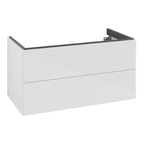 V&B Waschtischunterschrank Antao 98,8x50,4x49,6cm, o. Front, glo wh. Lac