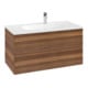 V&B Waschtischunterschrank Antao 98,8x50,4x49,6cm, o. Front, warm walnut-1