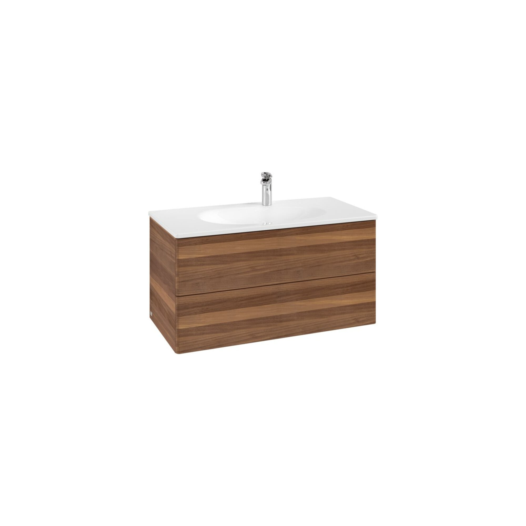 V&B Waschtischunterschrank Antao 98,8x50,4x49,6cm, o. Front, warm walnut ; Villeroy & Boch