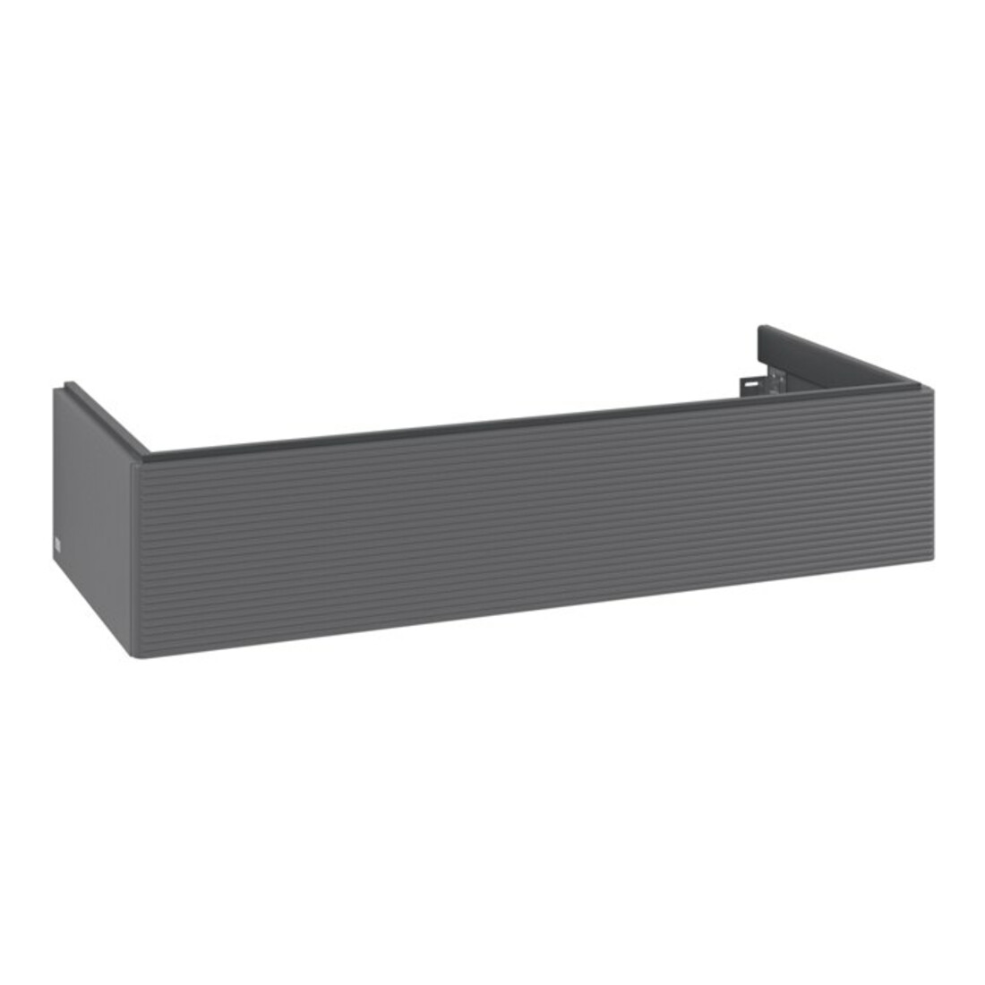 V&B Waschtischunterschrank Auszugbeleuchtung Antao 118,8x25,6x49,3cm, m Fr., Anthrac. m Lac