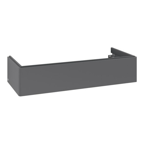 V&B Waschtischunterschrank Auszugbeleuchtung Antao 118,8x25,6x49,3cm, o Fr., Anthrac. m Lac